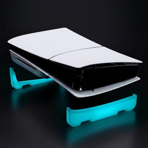 Morpiq Horizontal Stand Compatible with PS5 Slim (Disc Edition) - Glow in the Dark