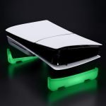 Morpiq Horizontal Stand Compatible with PS5 Slim (Disc Edition) – Glow in the Dark