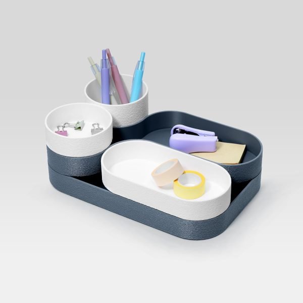 Morpiq Modern Stackable Desk Organiser